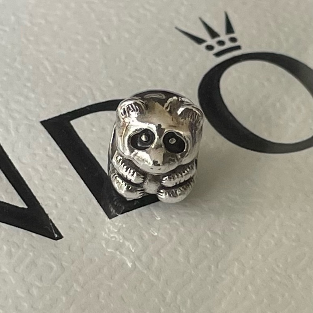 100%  Authentic Pandora Panda Bear Charm